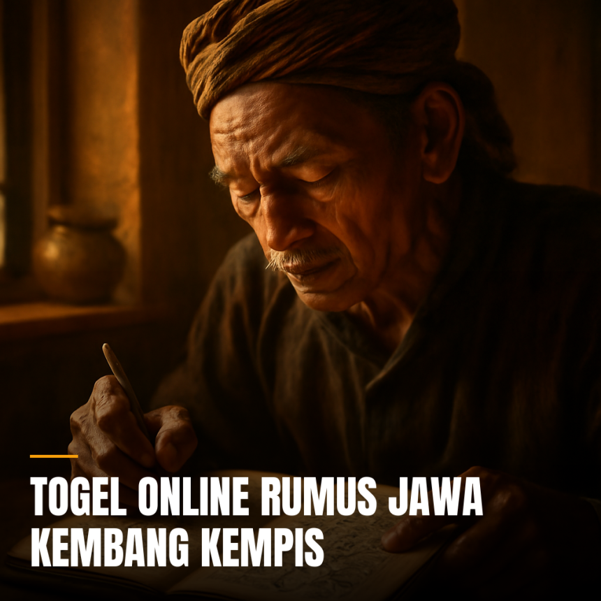 Rumus Jawa kembang kempis dalam konteks togel online.